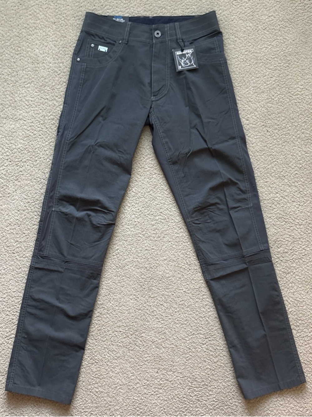 KUHL Radikl Pant 30x34 Klassik Fit Hybrid Breathable Stretch Carbon Gray NWT